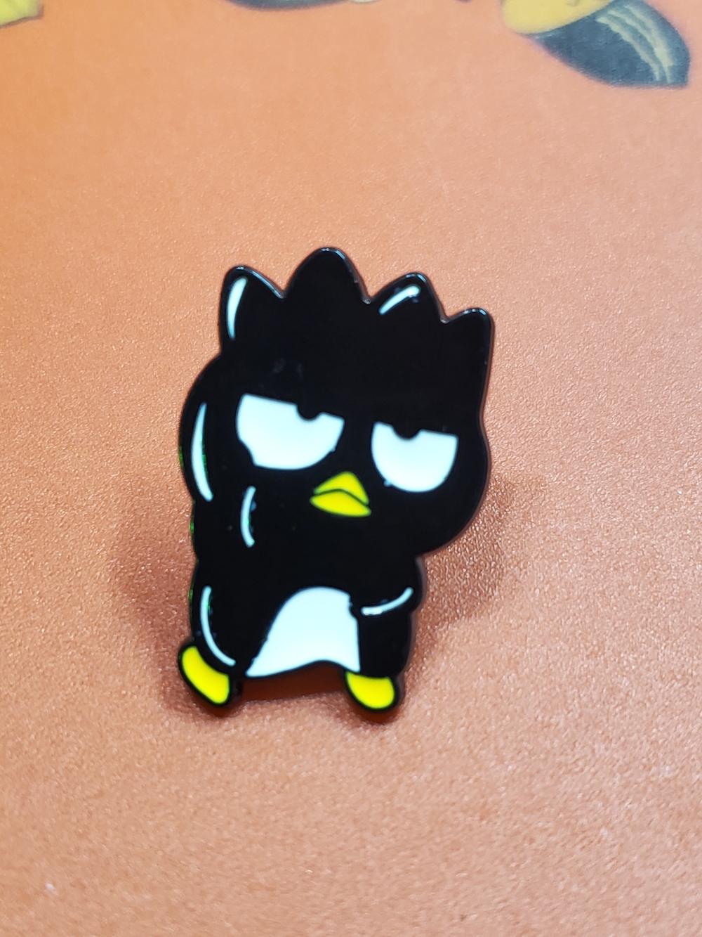 Badtz-Maru Black Enamel Pin - Cute Penguin Character